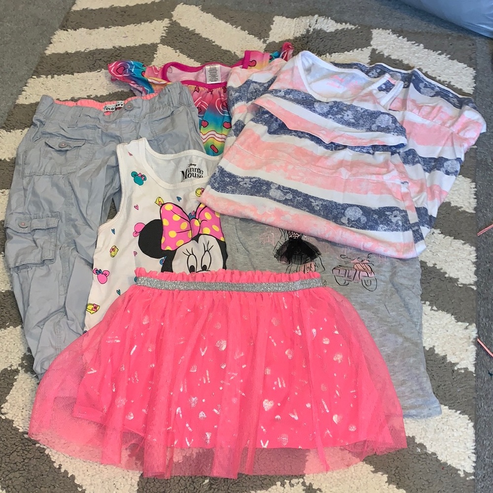 Lot of size 6, 7 girls summer clothes